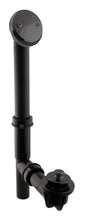 Load image into Gallery viewer, Westbrass 597144 Black 1-1/2 in. Tubular Pull  Drain Bath Waste