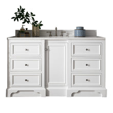 Load image into Gallery viewer, James Martin 825-V60S-BW-3WZ De Soto 60&quot; Single Vanity With 3 CM Top - Bright White