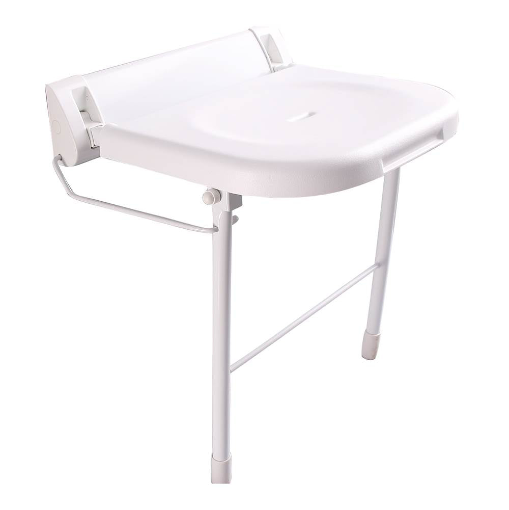 Barclay 6191-WH 18 Wall Mount Folding Shower  - White