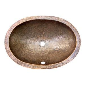 Barclay 6842 Forster Oval Undermount Basin Hammered