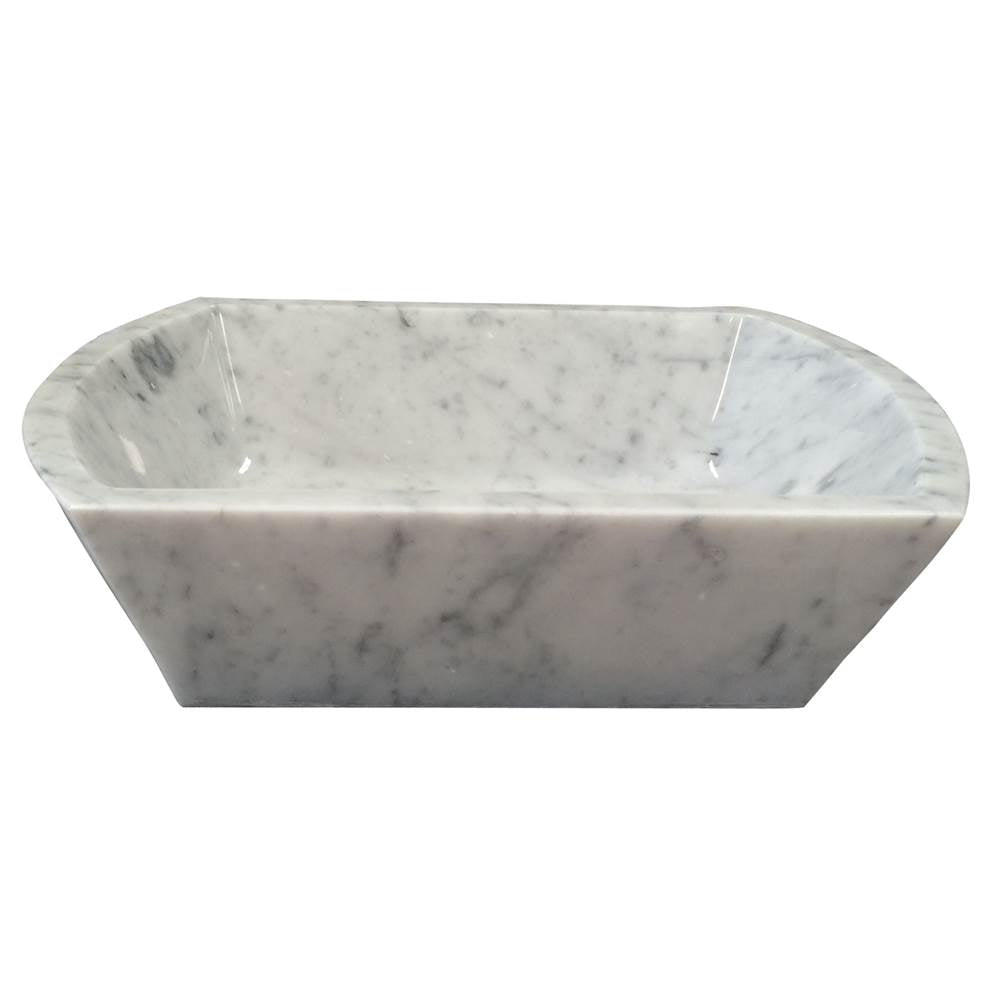 Barclay 7-742MPCA Mayon Marble Above Counter Basin  - Carrara Marble