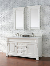 Load image into Gallery viewer, James Martin 147-V60D-BW-3WZ Brookfield 60&quot; Double Vanity With 3 CM Top - Bright White