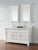 James Martin 147-V60D-BW-3WZ Brookfield 60" Double Vanity With 3 CM Top - Bright White