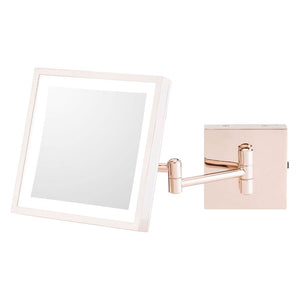 Aptations 913-55 Single-Sided Led Square Wall Mirror - Rechargeable