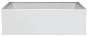 Americh AT7242PA2 Atlas 72" x 42" Freestanding Platinum Combo 2 Tub