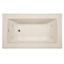 Load image into Gallery viewer, Hydro Systems ANE7242ACO Angel 72 X 42 Acrylic End Drain Airbath &amp; Whirlpool Combo Tub System