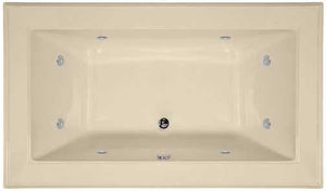 Hydro Systems ANG7242AWP Angel 72 X 42 Center Drain Acrylic Whirlpool Jet Tub System