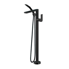 Load image into Gallery viewer, Aquabrass ABFB15084 15085 Midtown FloorMount Tub Filler with Handshower
