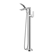 Load image into Gallery viewer, Aquabrass ABFB15084 15085 Midtown FloorMount Tub Filler with Handshower