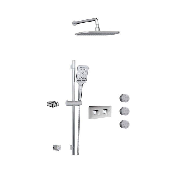 Aquabrass ABSZINABOX03 INABOX 3 Shower Faucet - 3 Way Shared - T12123 Valve Required