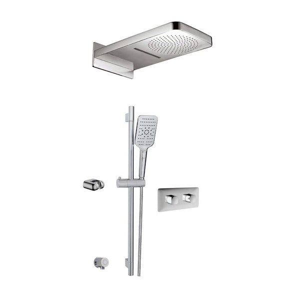 Aquabrass ABSZINABOX04 INABOX 4 Shower Faucet - 3 Way Shared - T12123 Valve Required