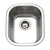 Hamat ASP-1418B-20 Undermount Medium Bowl Bar/Prep Sink