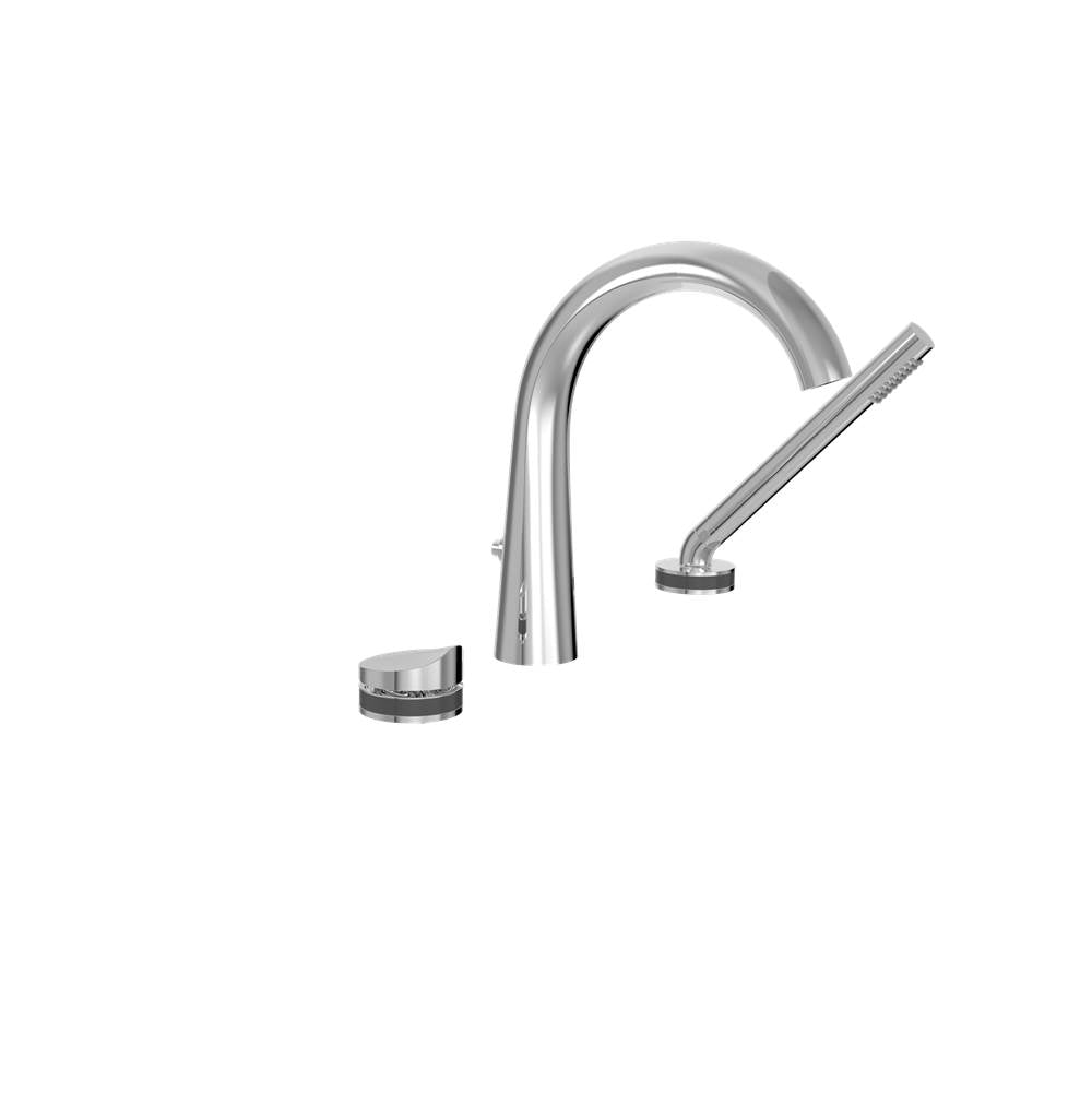 BARiL B47-1349-00 3-Piece Deck Mount Tub Filler With Hand Shower