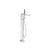 BARiL B56-1100-BH Floor-Mounted Tub Filler With Hand Shower