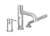 BARiL B66-1349-175 Pressure Balanced 3-Piece Deck Mount Tub Filler With Hand Shower