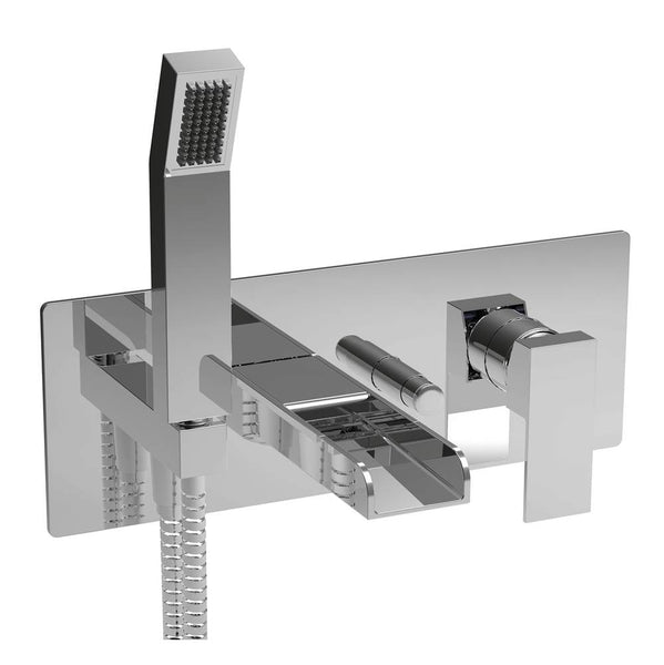 BARiL T95-2001-150 Trim Only For Pressure Balanced Wall-Mounted Tub Faucet With Hand Shower