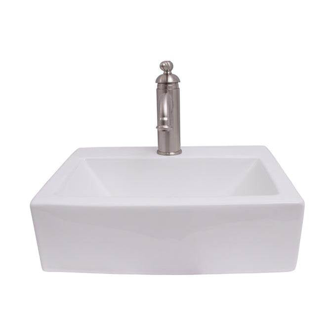 Barclay 4-1136WH Sophie 17 Rect Wall Hung Basin  - White