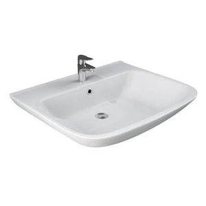 Barclay 4-1228WH Eden 650 Wall - Hung Basin 8 Widespread  - White