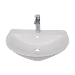 Barclay 4-1261WH Morning 500 Wall Hung Basin 1 - Facuet Hole  - White