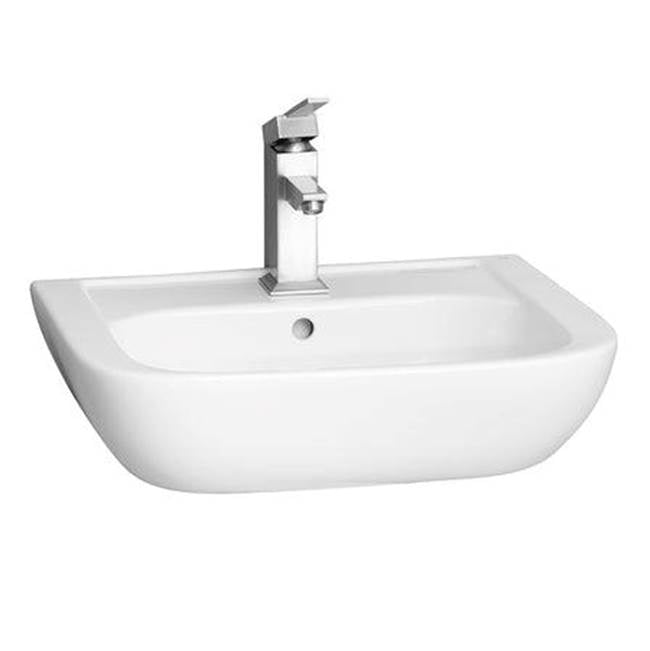 Barclay 4-2004WH Caroline 450 Wall - Hung Basin - 4 Centerset - White