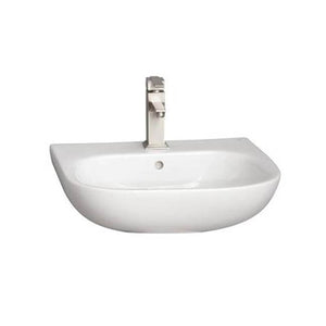 Barclay 4-2038WH Tonique 550 Wall Hung Basin 8 Widespread  - White