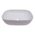 Barclay 4-431WH Shasta 18 - 1/4 Rect Above Counter Basin  - White