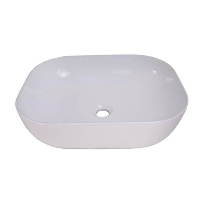 Barclay 4-450WH Kendra 19 - 1/2 Rect Above Counter Basin  - White