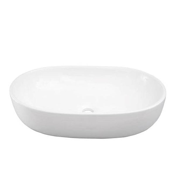 Barclay 4-451WH Kesha 23 Oval Above Counter Basin  - White