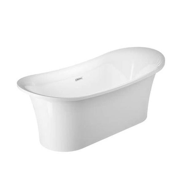 Barclay ATFDSN72IG Nydia Free Standing AC Bateau Tub 72 With Internal Drain