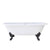 Barclay CTDRN72 Gallagher Cast Iron 72 Double Roll Tub No Holes