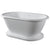 Barclay RTDRN66B Winslow 66 Resin Free Standing Tub With Integrated Base