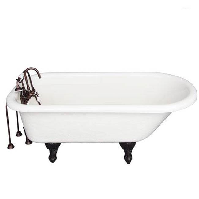 Barclay TKATR60-BORB1  Tub Kit 60 AC Roll Top Tub Filler Supplies Drain  - Oil Rubbed Bronze