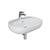 Barclay 4-1744WH Illusion 650 Wall - Hung Basin With 4 Centerset - White