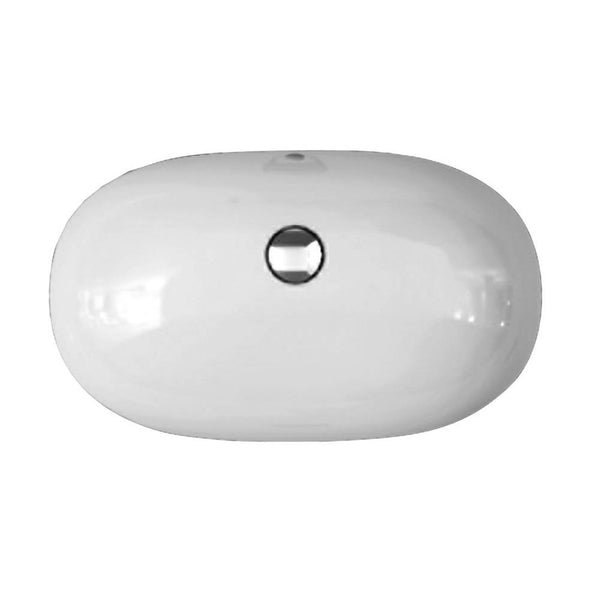 Barclay 5-602WH Variant 23 - 5/8 x 14 Oval Under Counter Basin in  - White