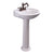 Barclay B/3-3054WH Arianne 19 Basin Only With 4 Center Set With Overflow  - White