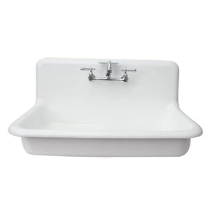 Barclay BSCI36-WH Kerville 36 Lavatory Sink8 Widespread Wall Hung  - White