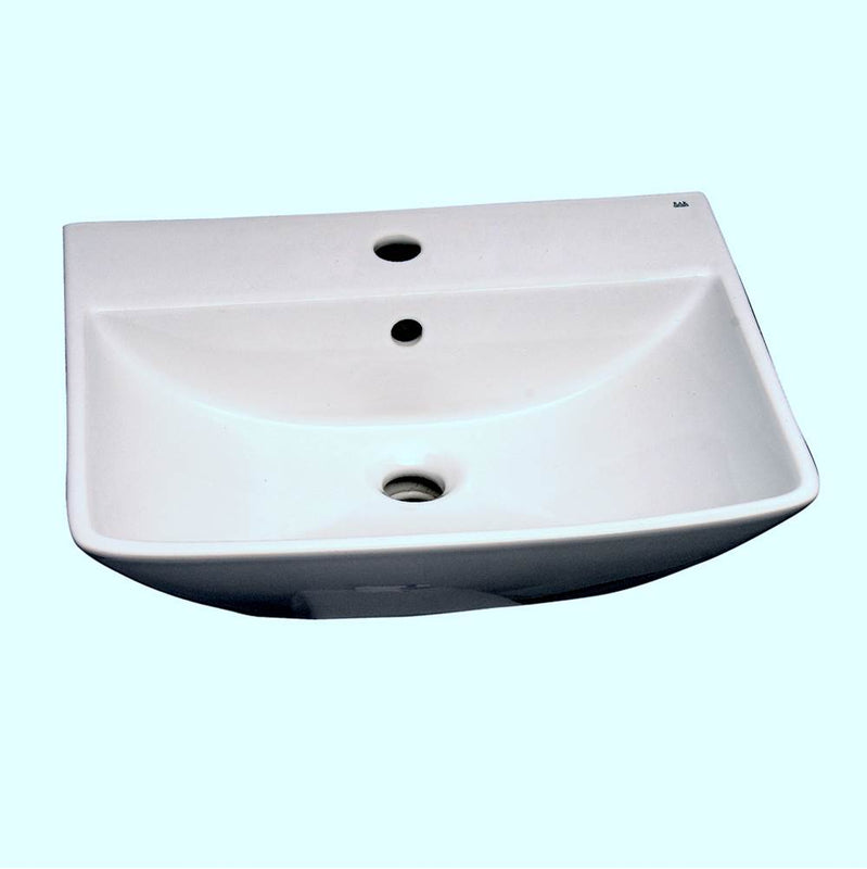 Barclay 4-768WH Summit 500 Wall - Hung Basin 8" Centerset  - White