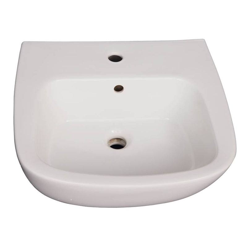 Barclay 4-928WH Elena 500 Wall - Hung Basin 8 Widespread  - White