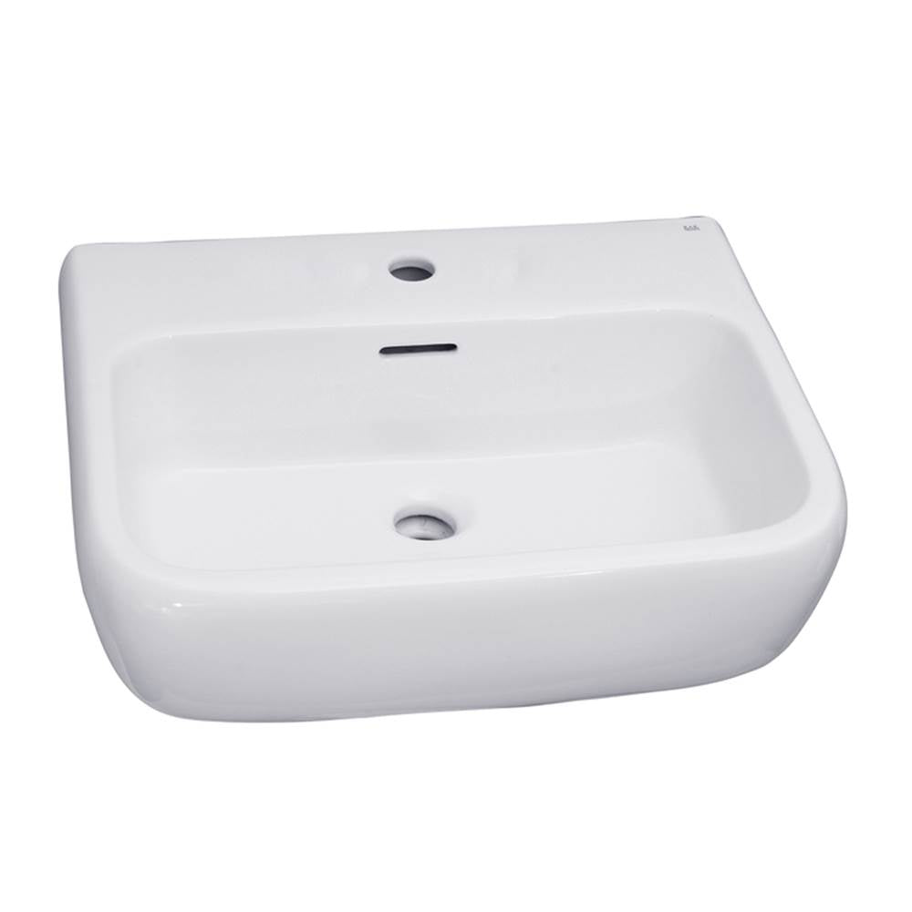 Barclay 4-951WH Metro 600 Wall - Hung Basin 1 - Hole  - White