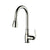 Barclay KFS411-L4 Cullen Kitchen Faucet Pull-Out Spray Metal Lever Handles
