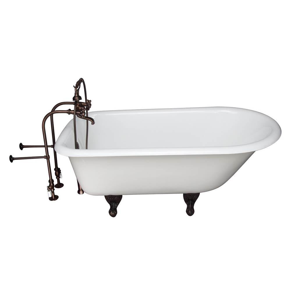 Barclay TKCTRN67-ORB9  Tub Kit 67 Cast Iron Roll Top Filler Supplies Drain  - Oil Rubbed Bronze