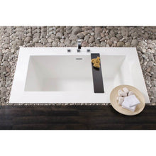 Load image into Gallery viewer, Wet Style BC0505-WHNT Cube Bath 72 X 40 X 24 - 2 Walls - Built In Nt O/F Wh Drain