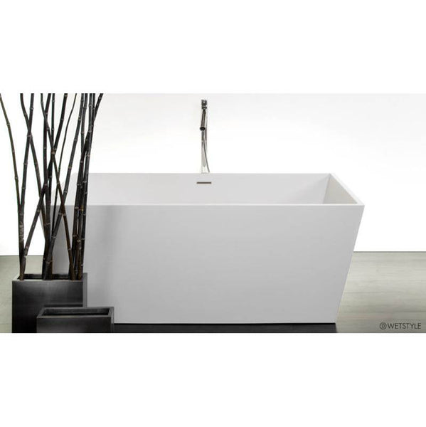 Wet Style BC0801-MBNT-COP Cube Bath 60 X 30 X 22.5 - Fs - Built In Nt O/F Mb Drain