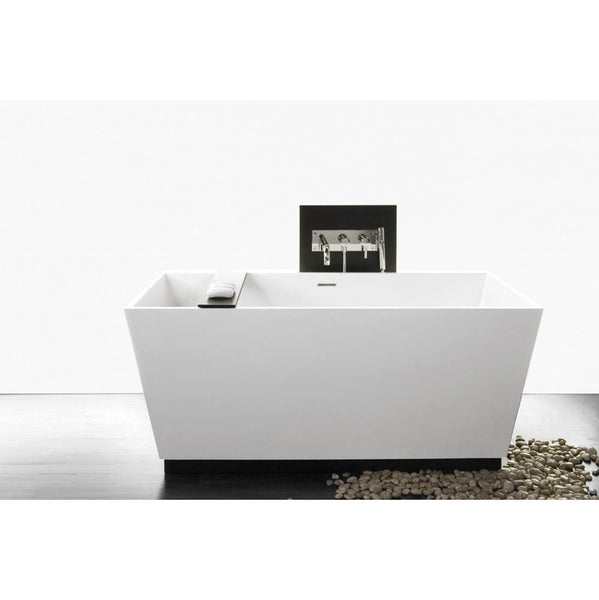 Wet Style BC0803-12-WHNT-COP Cube Bath 60 X 30 X 24 - Fs - Built In Nt O/F Wh Drain