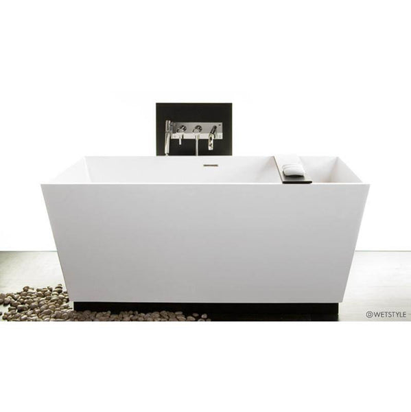 Wet Style BC0803-29-BN Cube Bath 60 X 30 X 24 - Fs - Built In Bn O/F Drain