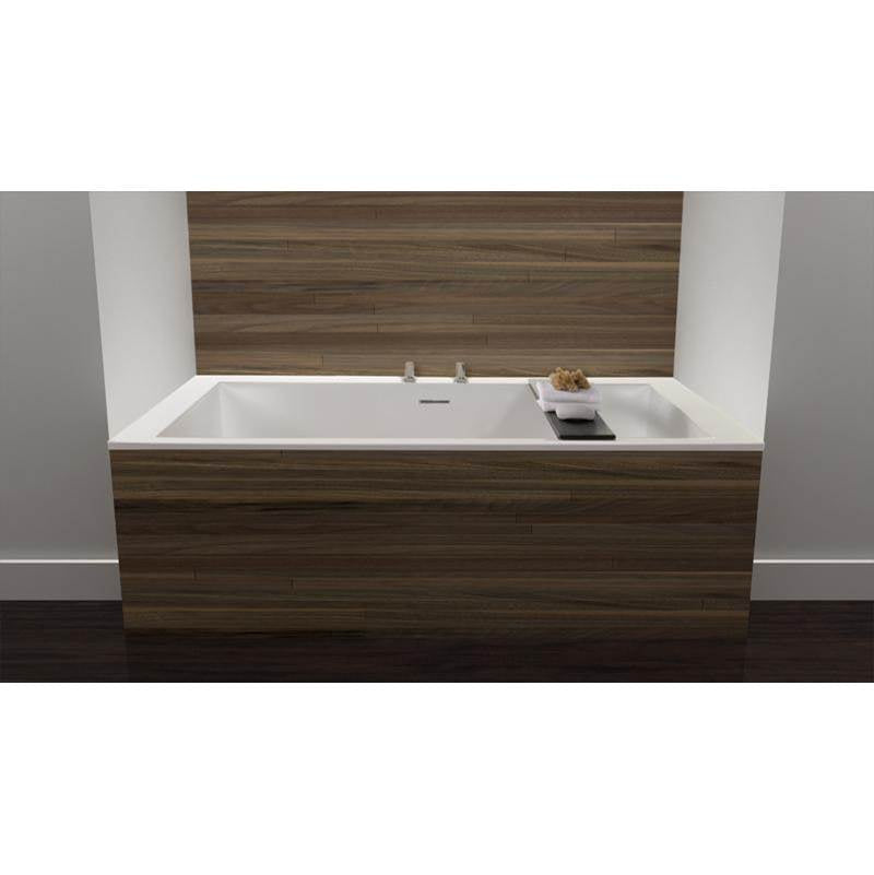 Wet Style BC0902-MBNT-COP Cube Bath 60 X 30 X 24 - 1 Wall - Built In Nt O/F Mb Drain
