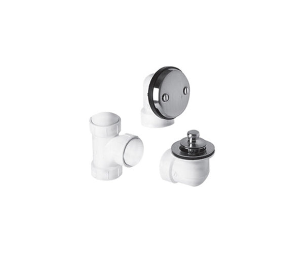 Mountain Plumbing BDWPLTA ABS Plumber's Half Kit with Economy Lift & Turn Trim (Two Hole Face Plate)
