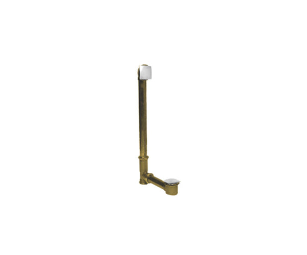 Mountain Plumbing BDWSQ22 Square Style Soft Touch Bath Waste & Overflow Drain (Brass Body)