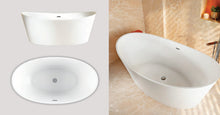 Load image into Gallery viewer, Bain Ultra BEVUOF00T EVANESCENCE 74 x 40 FREESTANDING Thermomasseur Air Bath Tub