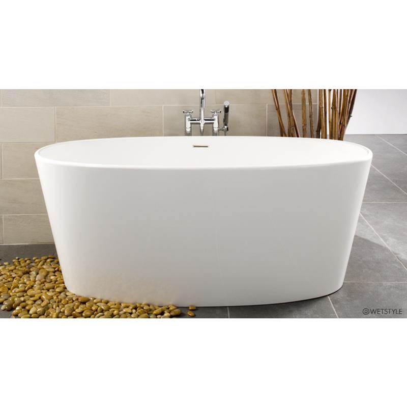 Wet Style BOV01-66-BN Ove Bath 66.25 X 30 X 24.75 - Fs - Built In Bn O/F Drain